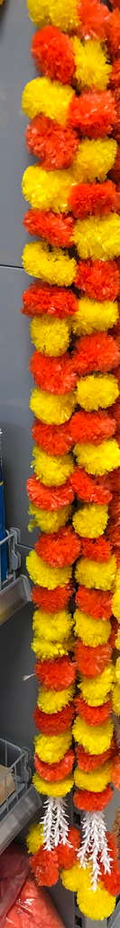 NW Deco: Nr.02 Yellow /Orange Flower Har