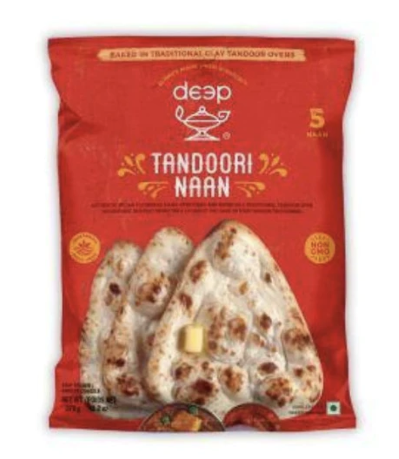 Deep: 425g Tandoori Naan Vegan