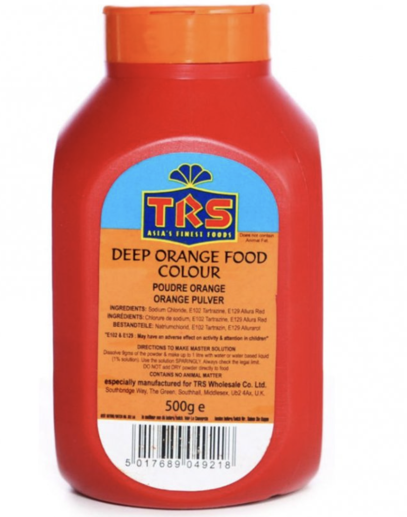 TRS: 500g Orange Food Colour