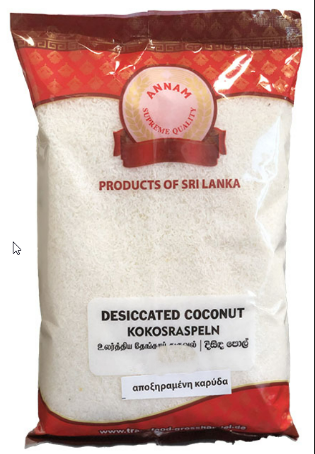 Annam: 500g Desiccated Coconut Sri Lanka
