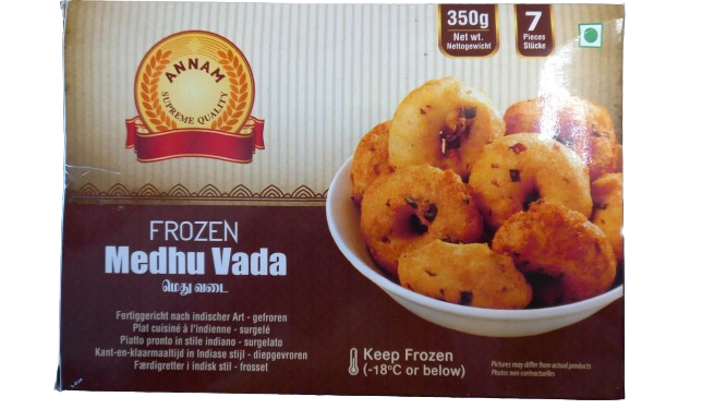 Annam: 350g Frozen Ulundu/ Mendu Vadai (Medhu Vada)