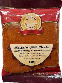 Annam: 100g Red Chilli Powder Kashmiri