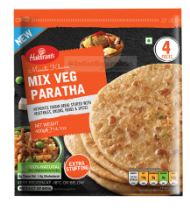 Haldiram: 400g Mix Veg Paratha