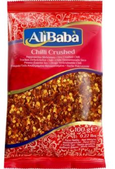 AB: 100g Crushed Chillies (chilli flakes)