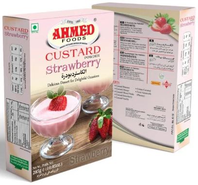 Ahmed: 285g Custard Strawberry