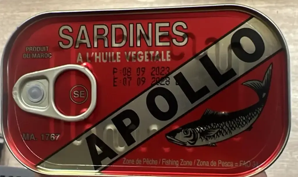 Apollo: 125g Sardines in Vegetables Oil