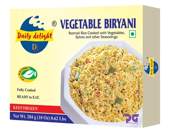Daily Delight: 284g Vegetable Biryani