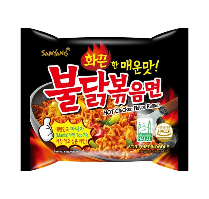 Samyang/Buldak: 140g Noodles Hot Chicken