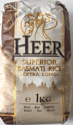 Heer: 1kg Extra Long Grain Basmati Rice