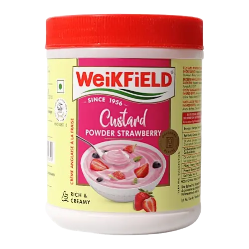 Weikfield: 300g Custard Strawberry Powder