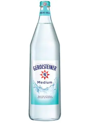 Gerolsteiner: 1l Medium + pfand