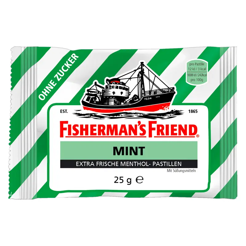 Fisherman's: 25g Fresh Mint ohne zucker
