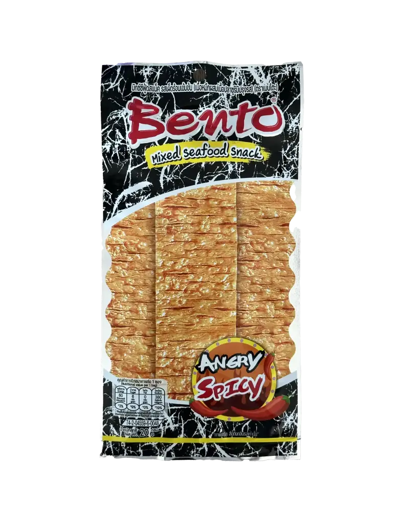 Bento: 20g Squid Snack Angry Spicy