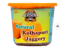 Adisha: 500g Natural Kolhapuri Jaggery (Yellow)