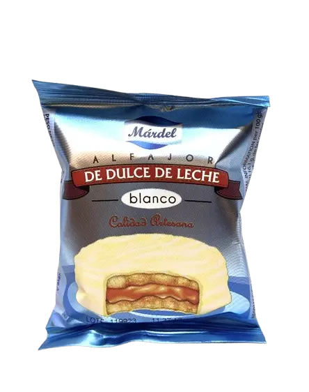 Alfajor: 50g White Mardel Sweet