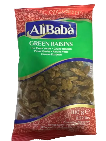 AB: 100g Raisins Green
