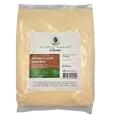 Ethnic Aahar: 1kg Gram Flour Besan (Kichererbsenmehl)