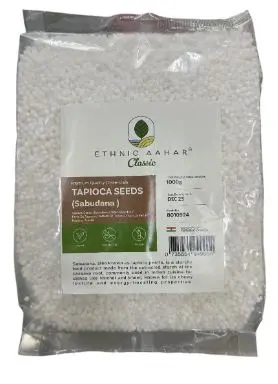 Ethnic Aahar: 1kg Tapioca Medium (Sabudan/ Sago)