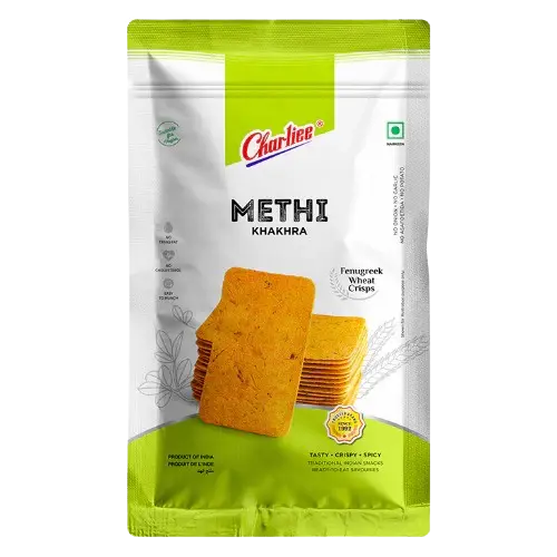 Charliee: 150g Methi Khakhra