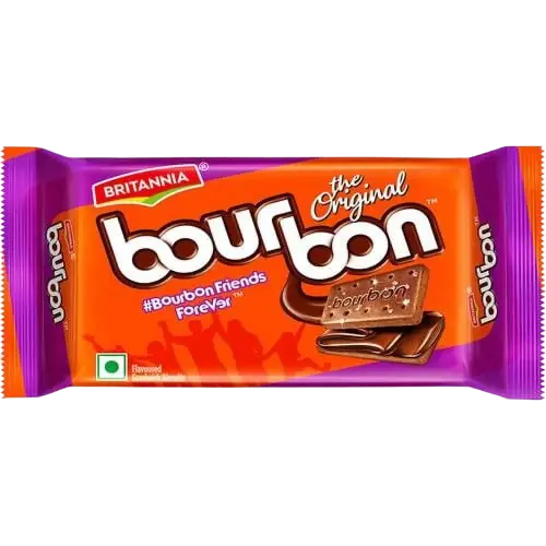 Britania: 97g Bourbon Biscuits