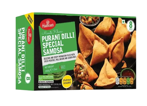 Haldiram: 650g Delhi Special Samosa (Vegan)