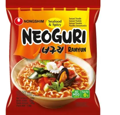Nongshim: 120g Neoguri Ramyun Seafood Scharf Noodle