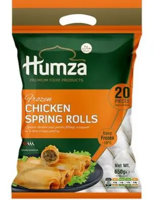 Humza: 650g Frühlingsrolle Fleischfüllung 20 stück 