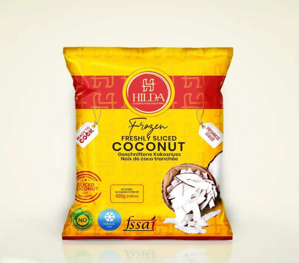 Hilda: 400g Frozen Sliced Coconut