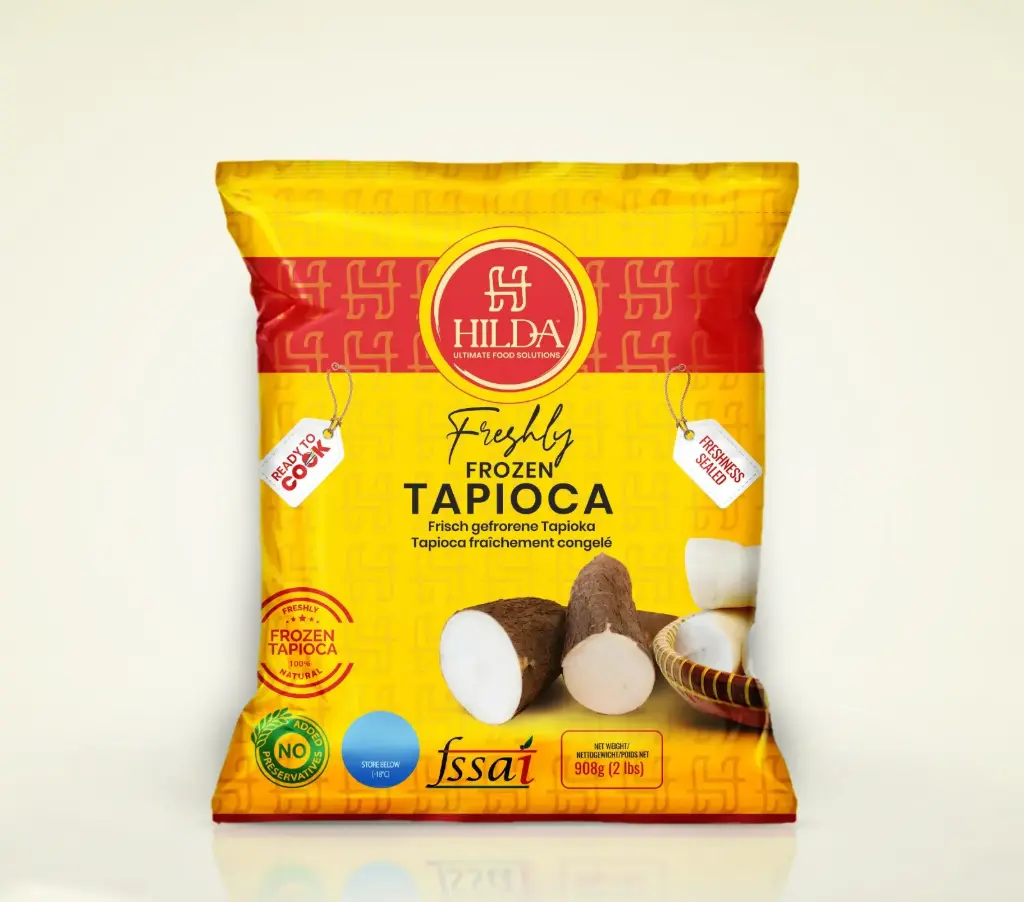 Hilda: 908g Frozen Tapioca (Casava) Drum Cuts