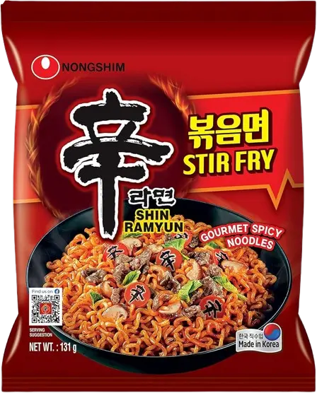 NONGSHIM: 131g Shin Ramyun Fried Instant Noodles