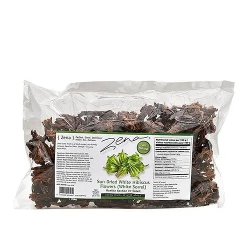 ZENA: 125g Red Sun-Dried Hibiscus Flowers/ Hibiskusblüten