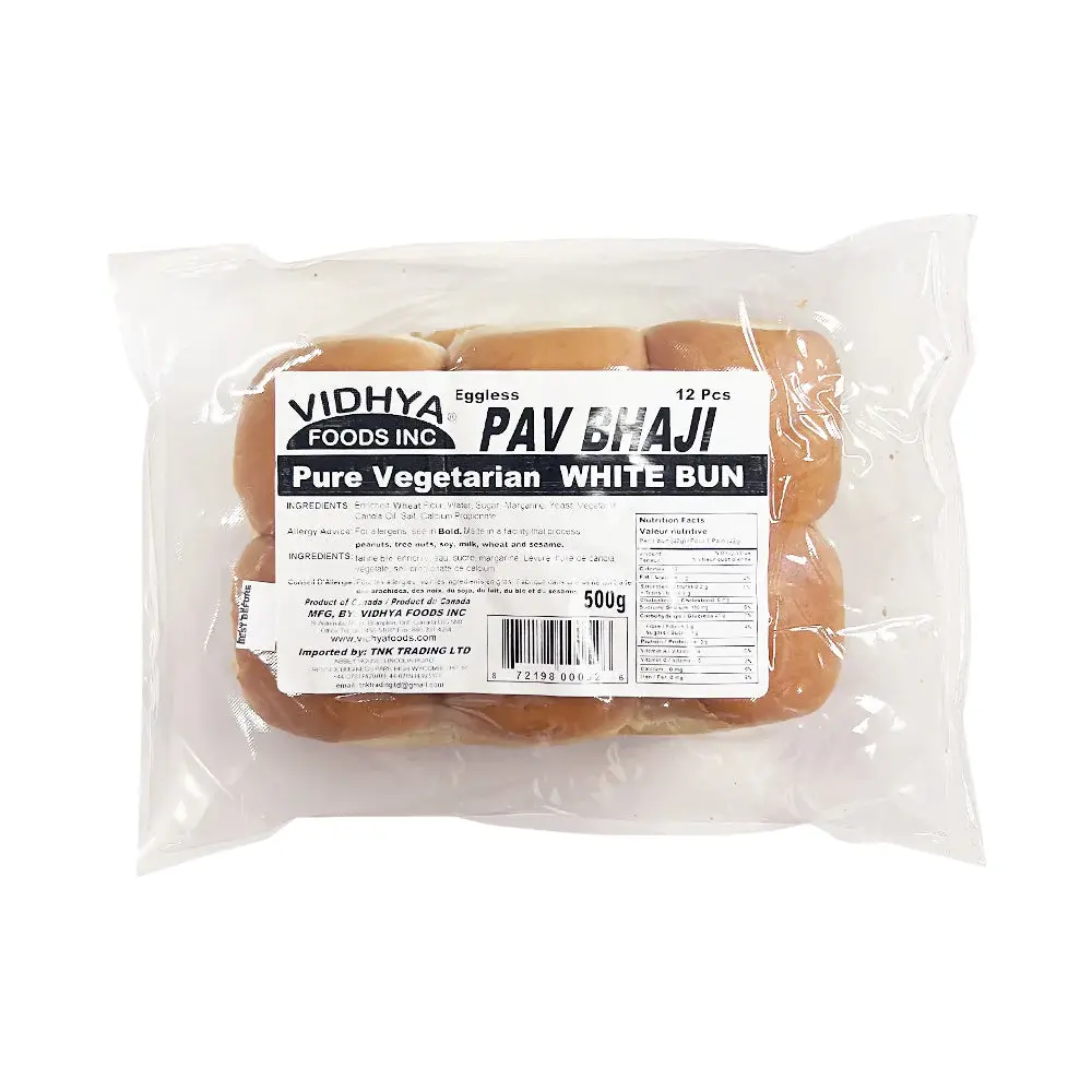 Vidhya: 500g Pav Bhaji Bun-12 pcs
