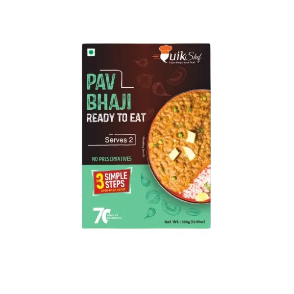 Quik Chef: 300g Pav Bhaji RTE