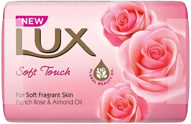 Lux: 80g Soft Touch Pink Soap