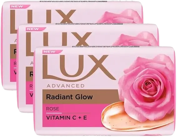 Lux: 100g Soap Radiant Glow Rose