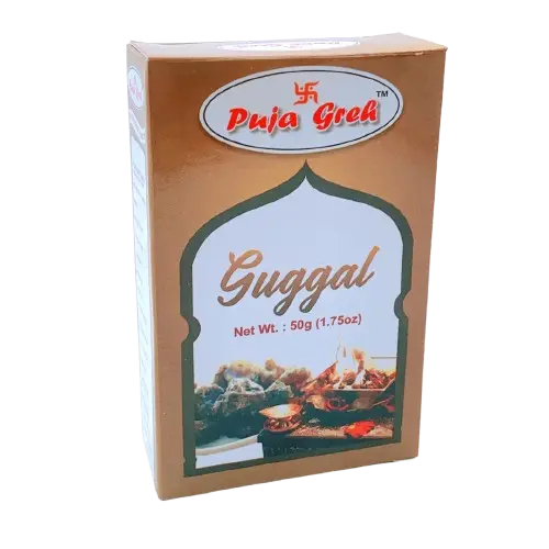 Puja Greh: 50g Guggal Powder / Commiphora Wightii