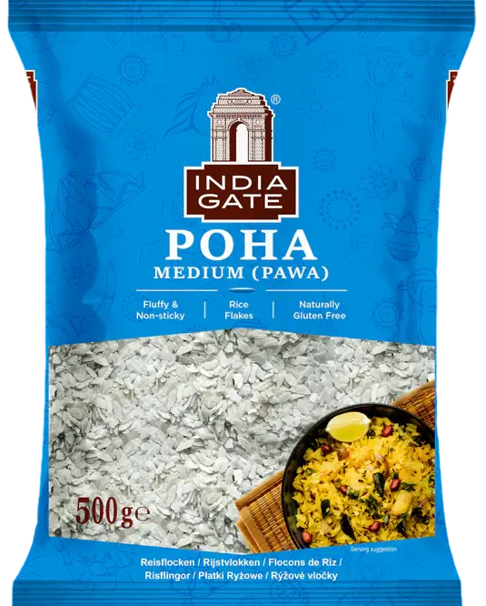 India Gate: 500g Flake Rice Medium (Pawa/Powa/Poha)