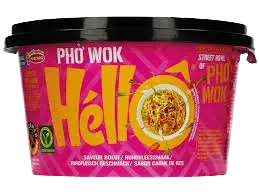 Hello: 76g Instant Pho Wok Rice Noodles Beef/Rindfl