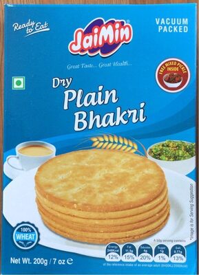 Jaimin: 200g Dry Plain Bhakri