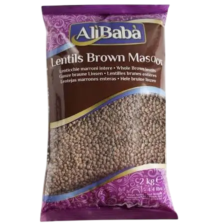AB: 2kg Lentils Brown