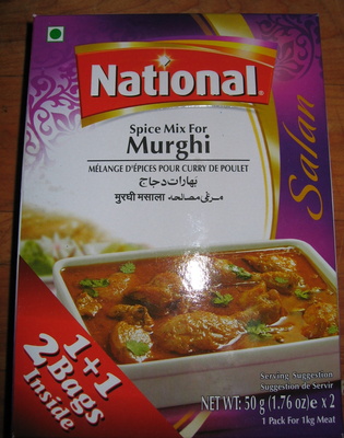 National: 86g Chicken Masala Mix