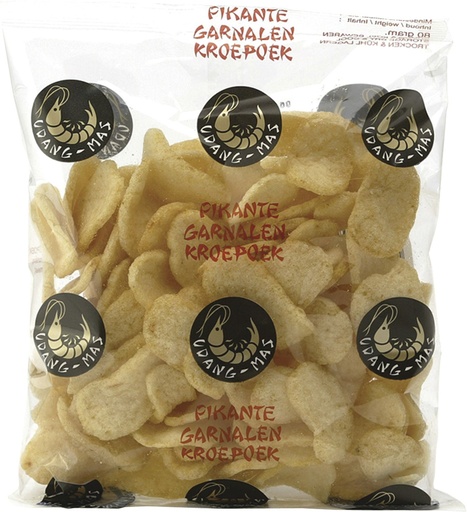 Udang Mas: 80g Prawn Chips Hot/ Krabbenchips scharf