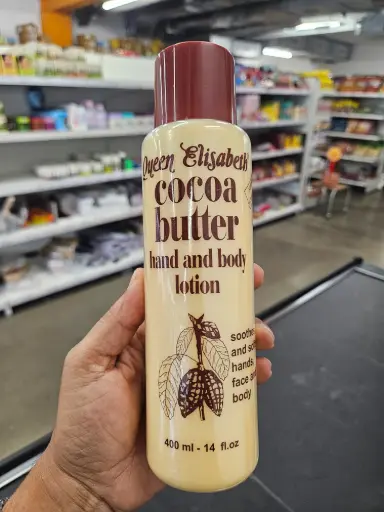 Queen Elisabeth: 400ml Cocoa Butter Hand & Body Lotion