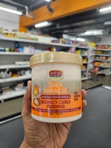 African Pride: 15oz Shea Miracle Bouncy Curls Pudding