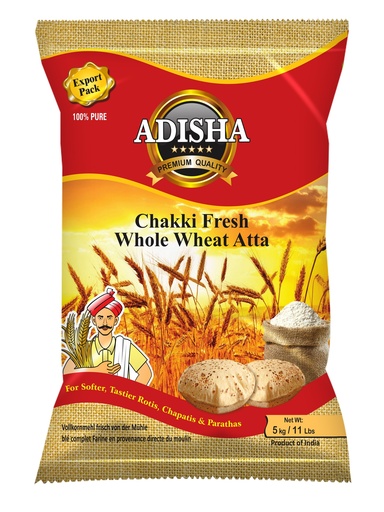 Adisha: 5kg Lokwan Wheat/ Chakki atta