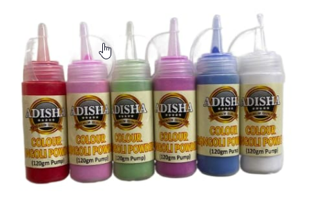 Adisha: 250g Rangoli with Pump