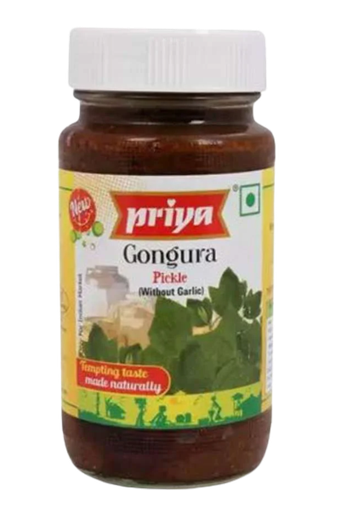 PRIYA: 300g Roselle Leaves Pickle (Gongura)