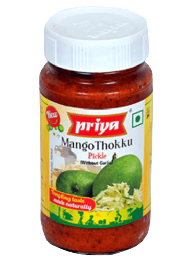 PRIYA: 300g Thokku Mango Pickle (w/o Garlic)