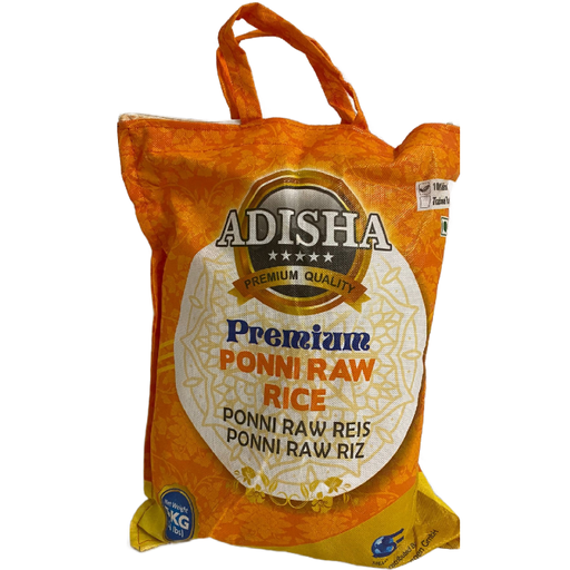 Adisha: 5kg Ponni Raw Rice