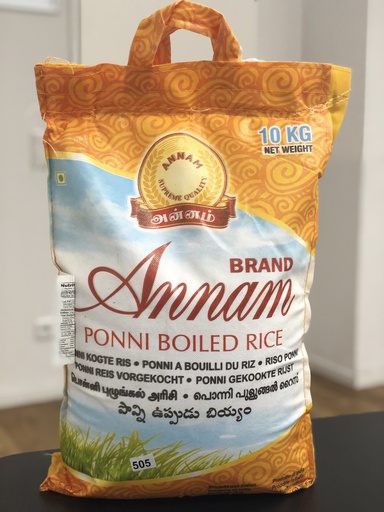 Annam: 10kg Ponni boiled Rice